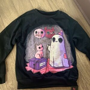 Late For the Party Ghost Sweater